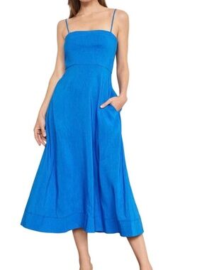 La Ligne Frannie Dress in Ultra Marine (Blue)